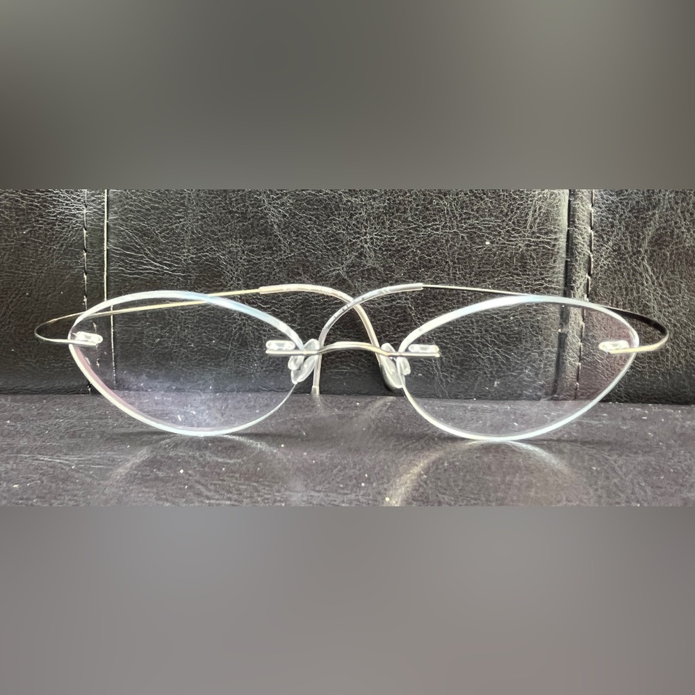 Silhouette 7395 Titanium Gray Eyeglass Frames 21-50
